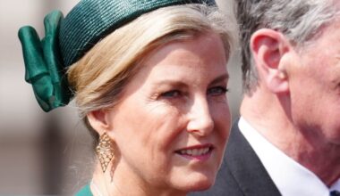 Duchess Sophie looks SO striking in jewel green outfit at Trooping the Colour 2025