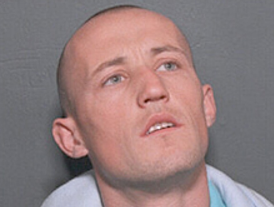 Mugshot of William Paterson, convicted of murdering Kevin "Gerbil" Carroll.