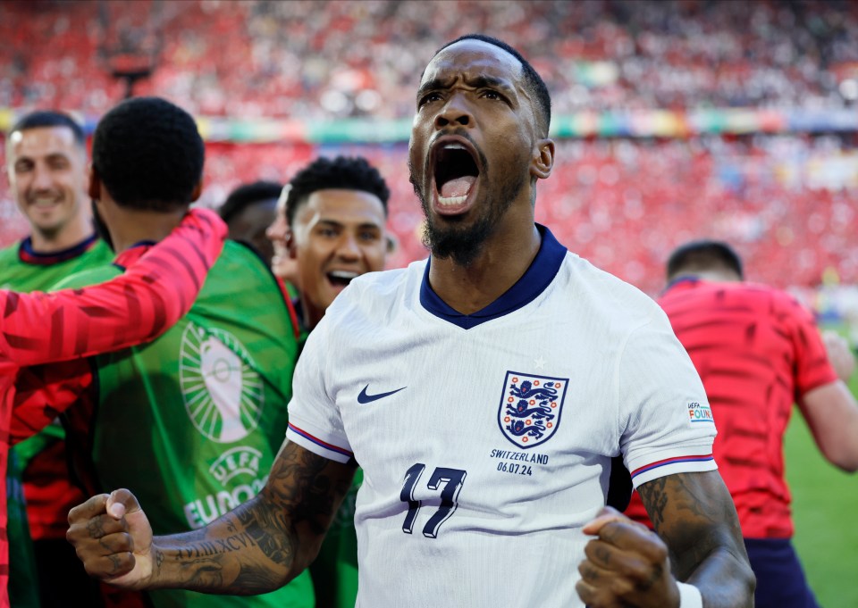 Toney has played six times for England, scoring once