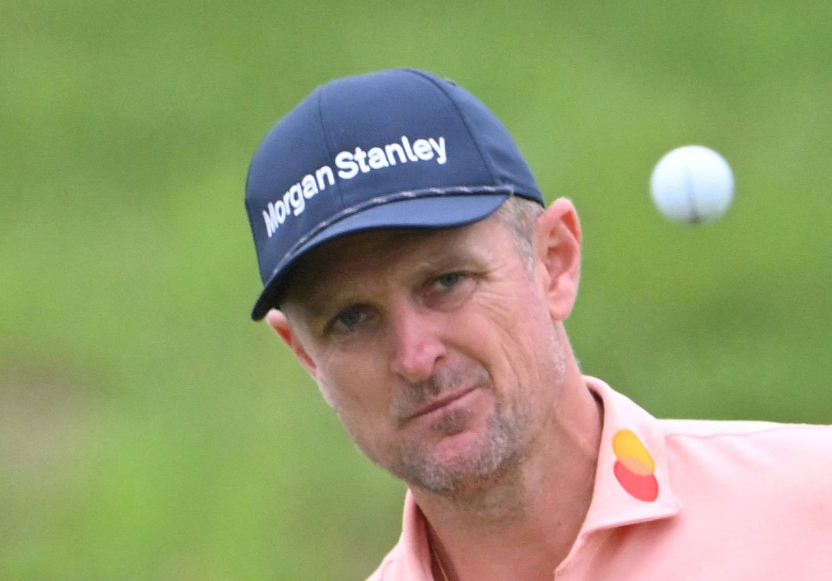 Justin Rose given two-shot penalty at $9m PGA Tour event for breaking golf rule