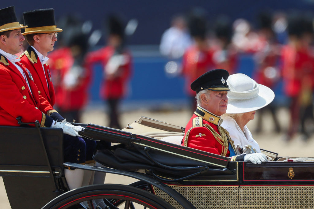 Trooping the Colour parade to honour Britain's King Charles on his official birthday in London