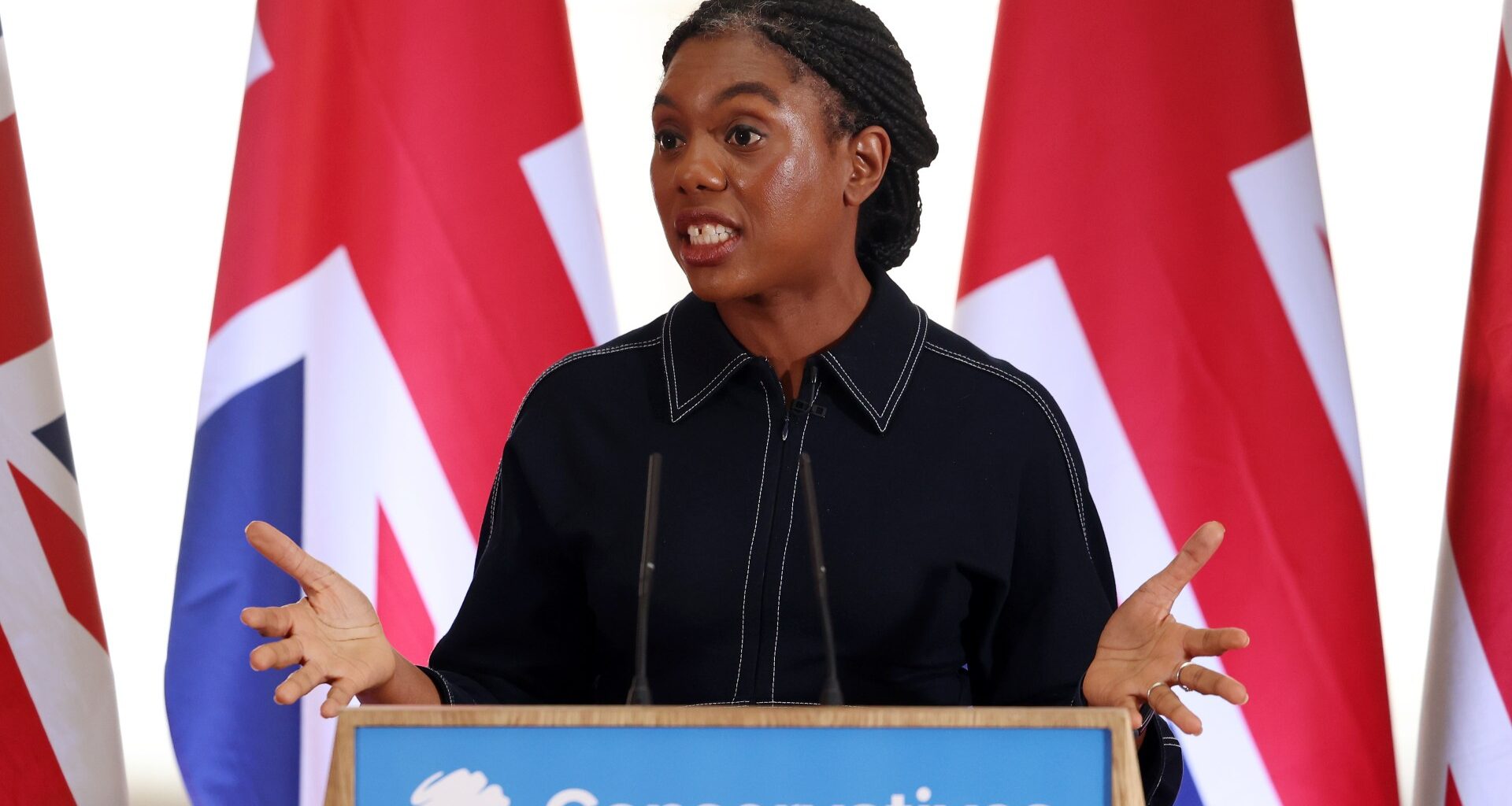 Kemi Badenoch BACKS Donald Trump-style travel bans and says Britain is being 'mugged' by migration