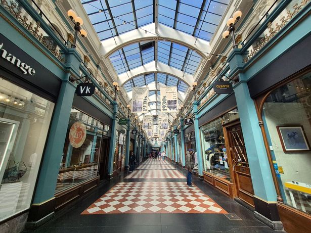 Great Western Arcade in Birmingham