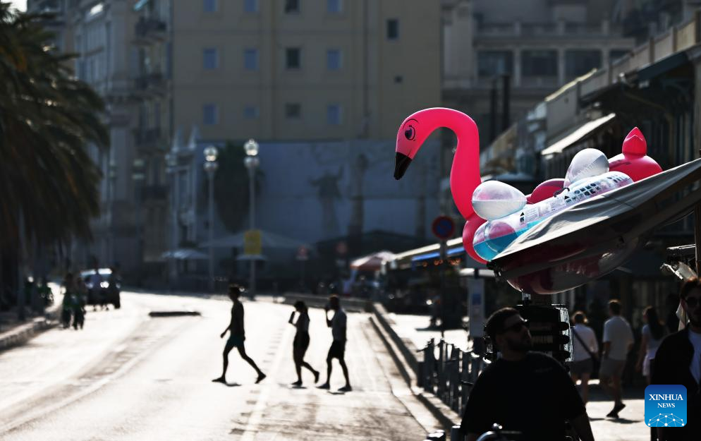 City view of Nice, France-Xinhua