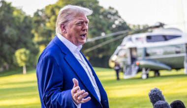 US President Donald Trump departs for NATO summit, Washington, USA - 24 Jun 2025