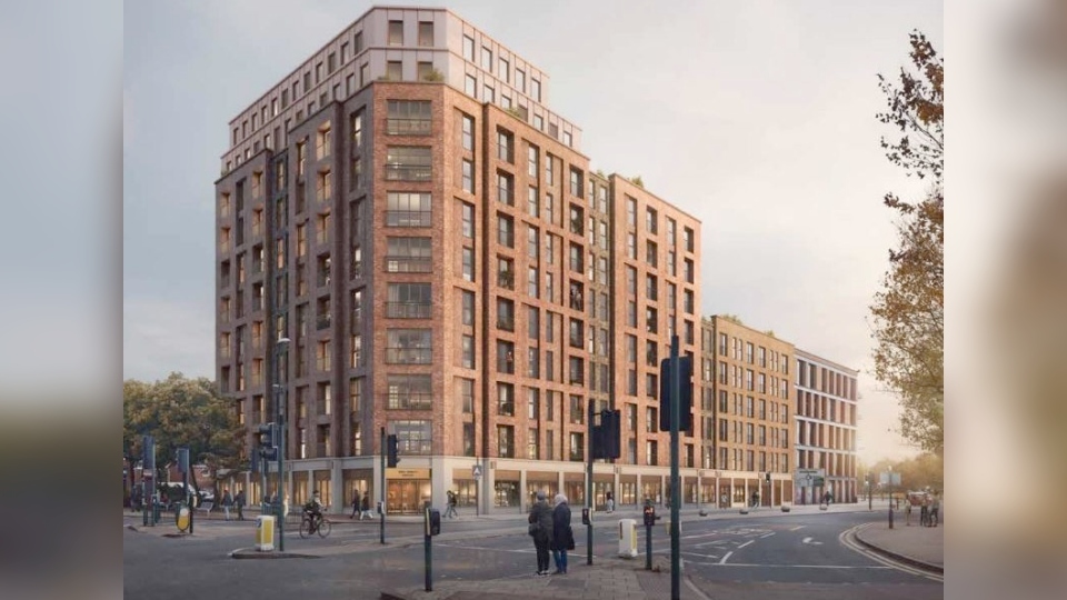 A CGI of the new block which is to replace Rileys Snooker Club. Image taken from prom planning documents