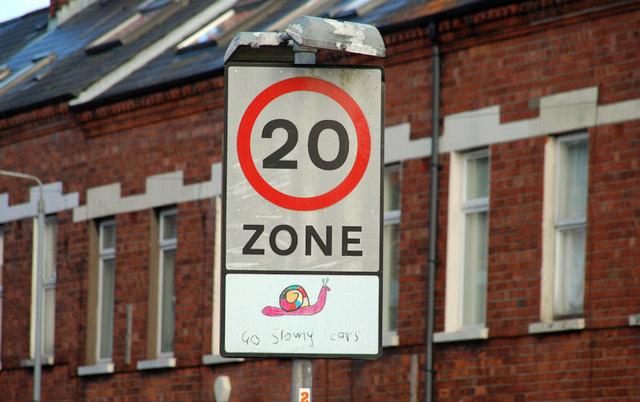 20mph sign