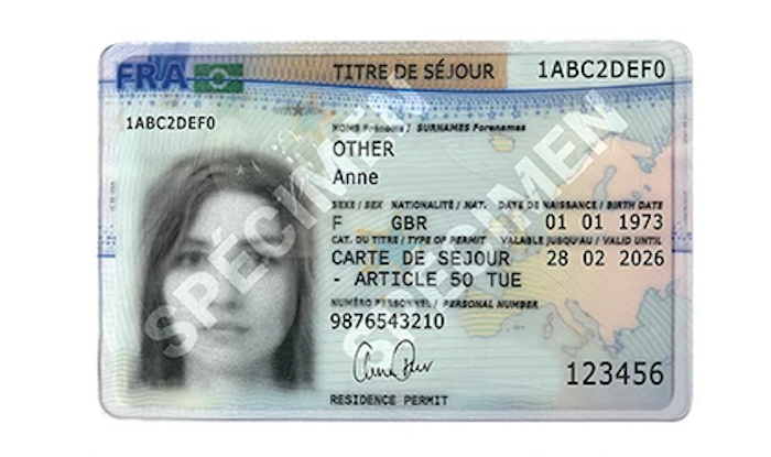 Renewing Post-Brexit Withdrawal Agreement Residency Cards in France