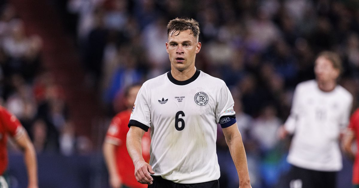 Dejected Joshua Kimmich reacts to Germany’s Nations League defeat