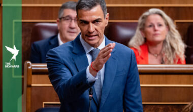 Spain PM alleges 'genocide' in Gaza as rescuers say 56 killed