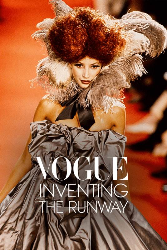 vogue inventing the runway poster