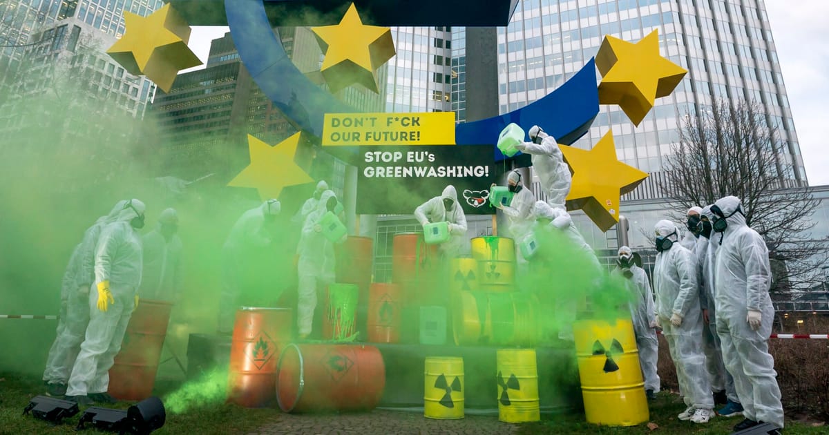 Commission to kill EU anti-greenwashing rules – POLITICO
