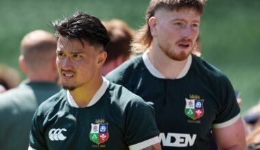 British & Irish Lions players to have names on shirts for first time