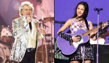 Rod Stewart and Olivia Rodrigo set to headline final day