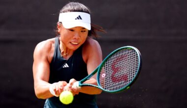 rising British star, 17, who sat A-level exam in tennis kit