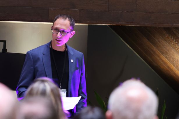 Dan Kay Foundation and launch of LFC Stories book at Royal Liver Building. Pictured Amos Waldman. Photo by Colin Lane