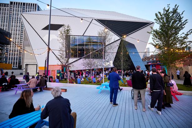 Festival Square at Aviva Studios where Manchester International Festival was held in July