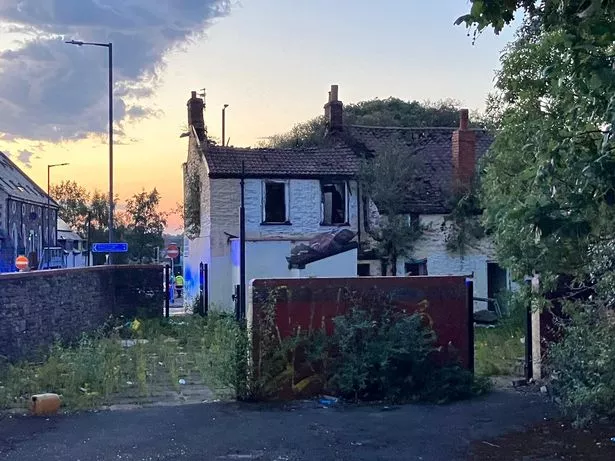 The Farriers Arms pub has suffered serious damage in the fire