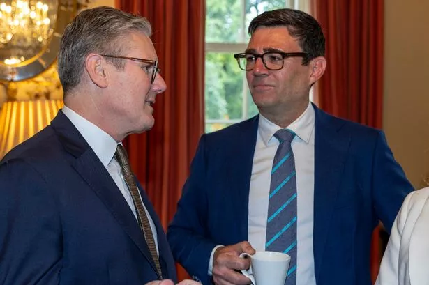 Prime Minister Sir Keir Starmer (left) with Greater Manchester mayor Andy Burnham