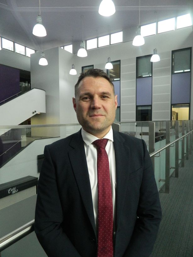 Guy Swallow, the new headteacher at Merchants Academy in Withywood