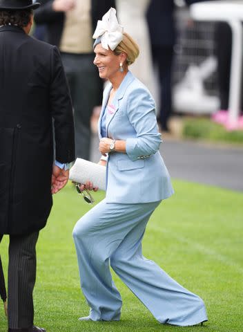 James Manning/PA Images via Getty Zara Tindall at Royal Ascot on June 20, 2025