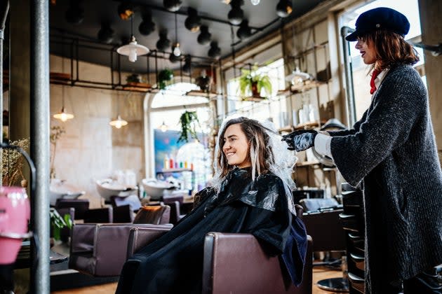 “Recession blonde” can absolutely still be beautiful ― it’s all about blending, tone, and face-framing placement,” said Angelina Murphy, a celebrity hair extensionist and founder of SHEBA Luxury Hair.