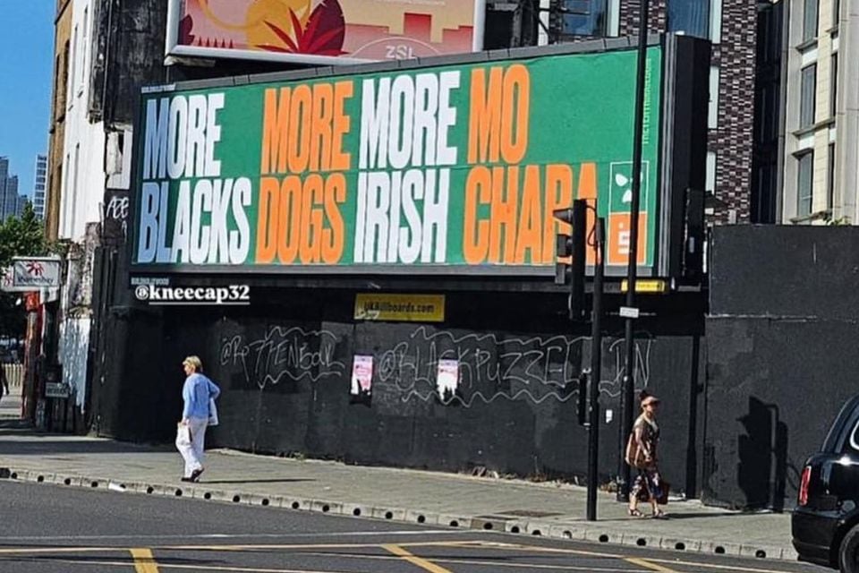 The billboard in Lambeth