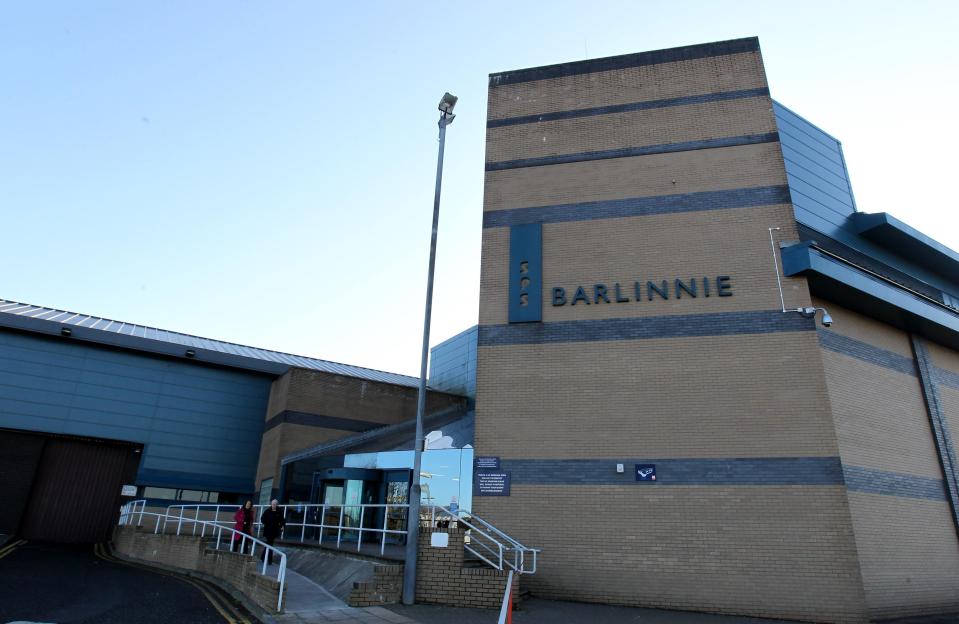 Exterior view of HMP Barlinnie in Glasgow.