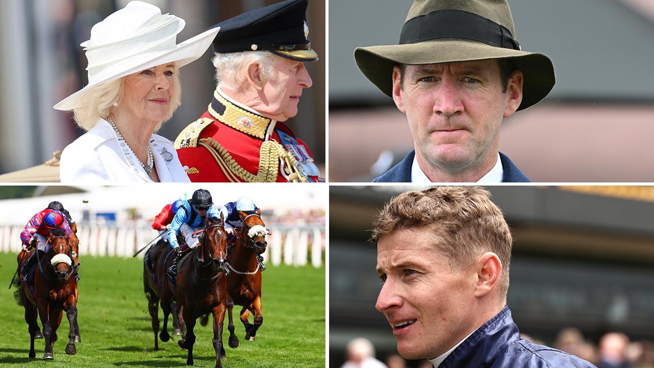 Royal Ascot this year will feature an Australian flavour this year through the likes of trainer Ciaron Maher (top right), jockey James McDonald (bottom right) and gun mare Asfoora (bottom left).