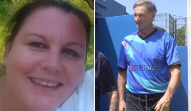 Former England and Arsenal player Tony Adams appears at Margate FC’s ground for charity match