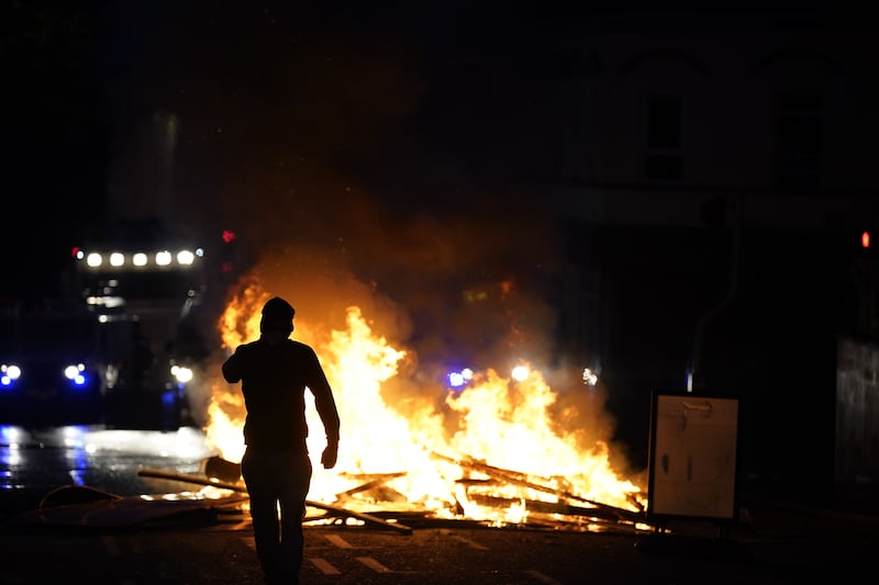 Violence started in Ballymena on Monday June 9