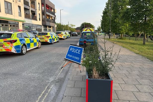 Police on Gainsborough Square, Lockleaze