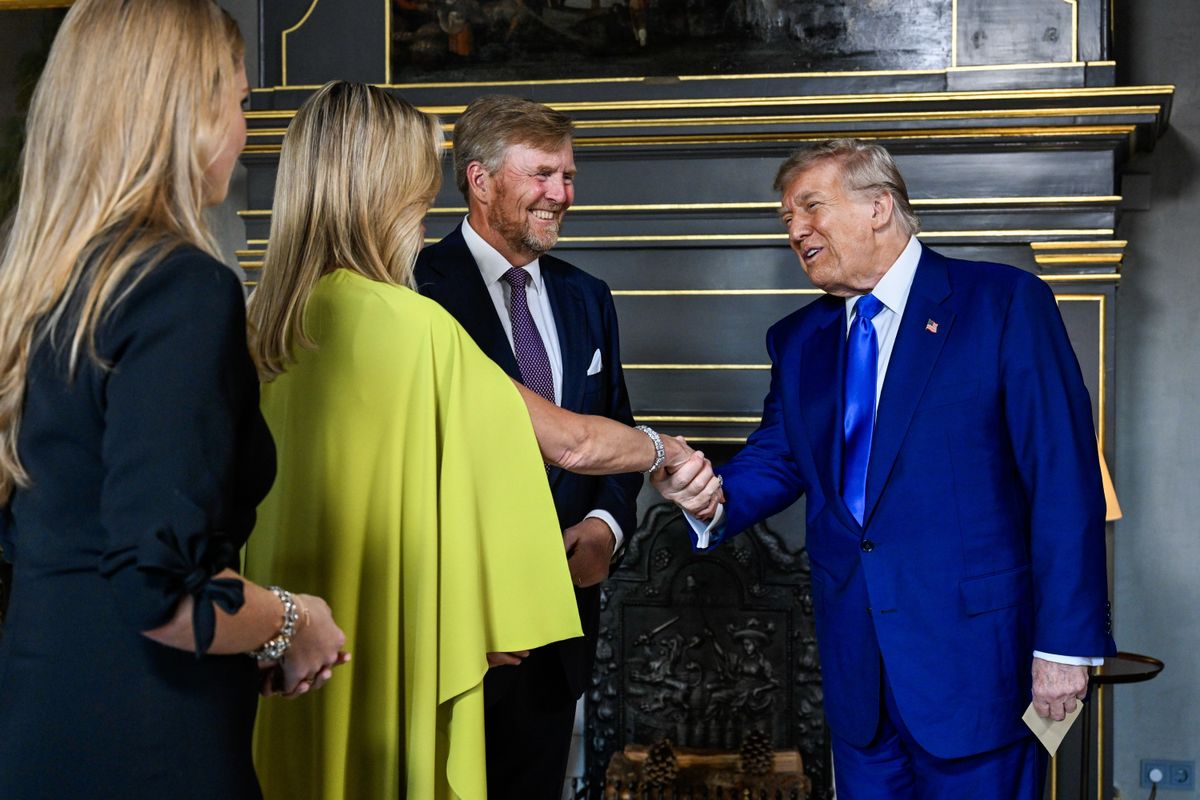 Dutch royals and Donald Trump