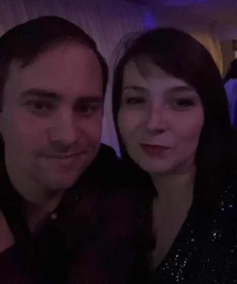 Close-up photo of a man and woman.