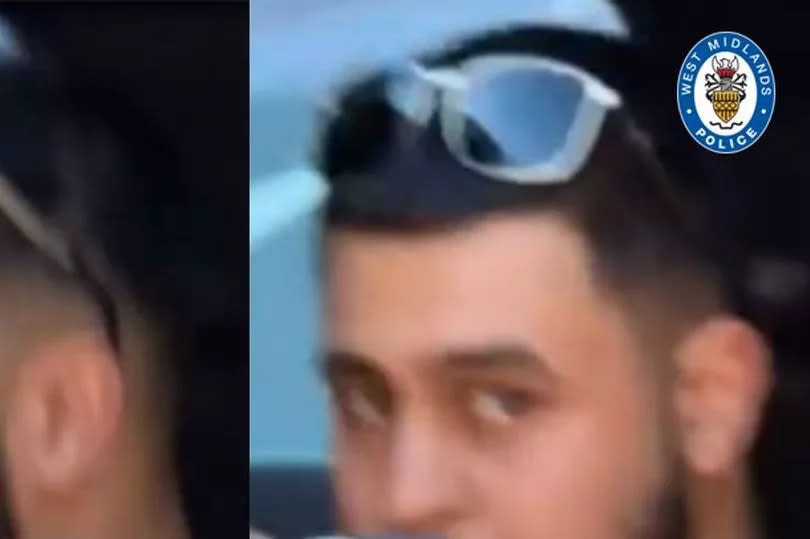 Police would like to speak to this man after a woman was struck by a car on Holliday Street in Birmingham city centre