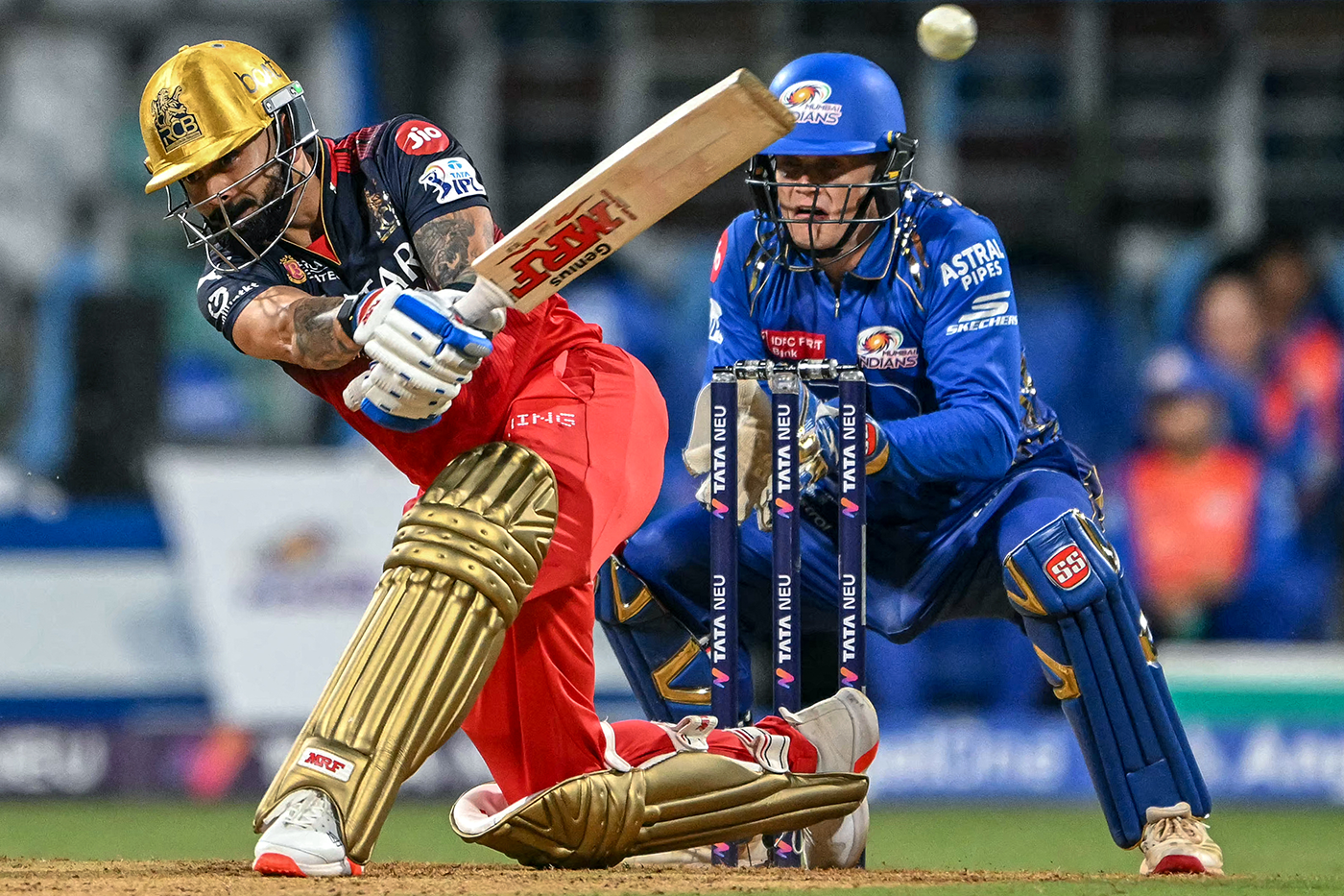 No rust on this weapon: Virat Kohli has resurrected the slog sweep, a shot he had put away for a while
