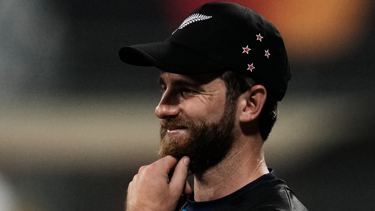 Kane Williamson smiles