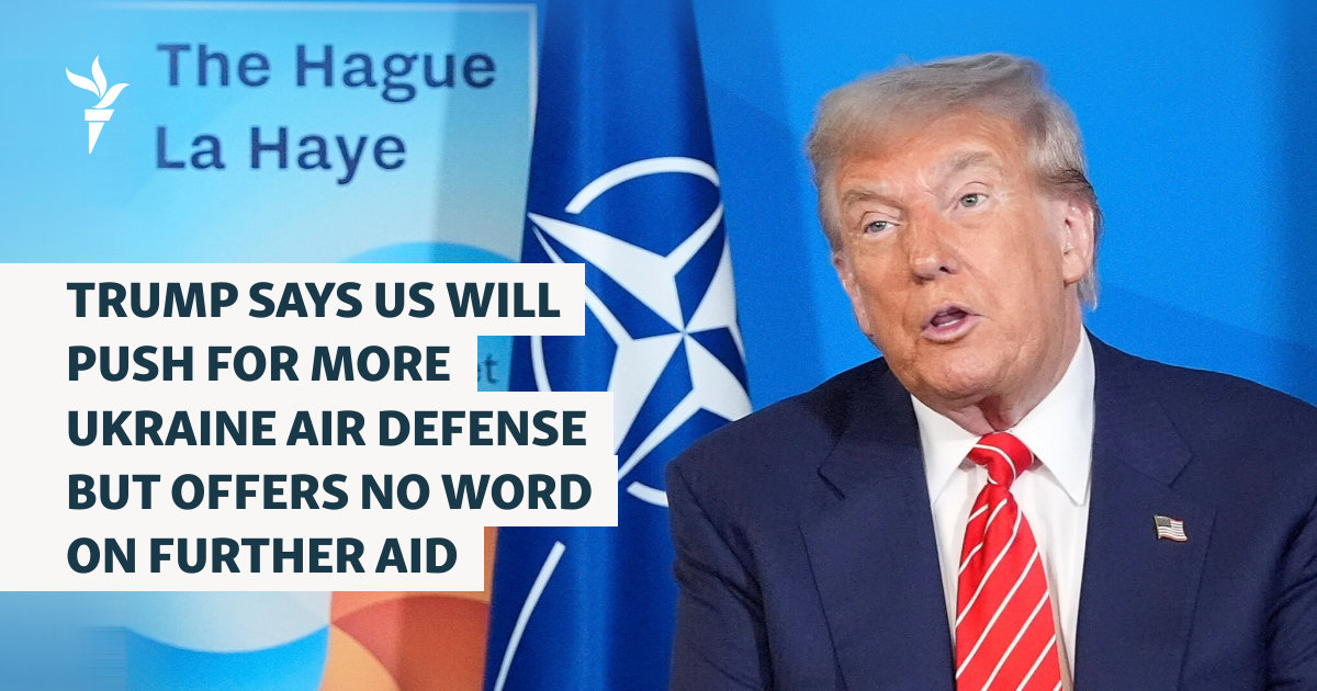 Trump Says US Will Push For More Ukraine Air Defense But Offers No Word On Further Aid