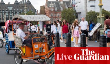 UK economic growth confirmed at 0.7% in first quarter as household saving ratio falls – business live | Business