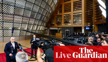 European leaders meet in Brussels to discuss Ukraine, the Middle East, defence and migration – Europe live | European Union