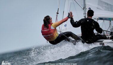 470 Worlds – Xammer and Cardona of Spain lead after day 2 – Sailweb