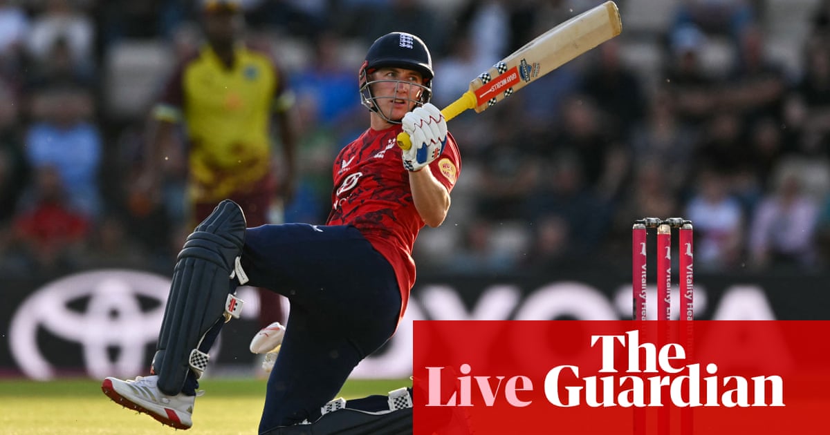 England v West Indies: third men’s T20 cricket international – live | Cricket