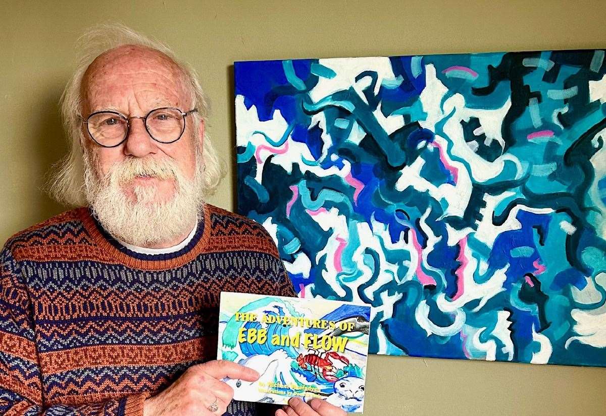 Ardersier painter turns illustrator as second children’s book Ebb and Flow is published