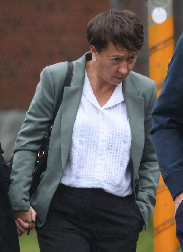 Sara Morris pictured at court