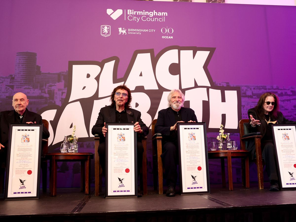 Supporting image for story: Black Sabbath awarded freedom of Birmingham