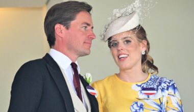 Princess Beatrice caught sharing a kiss with Edoardo Mapelli Mozzi at event with royal family