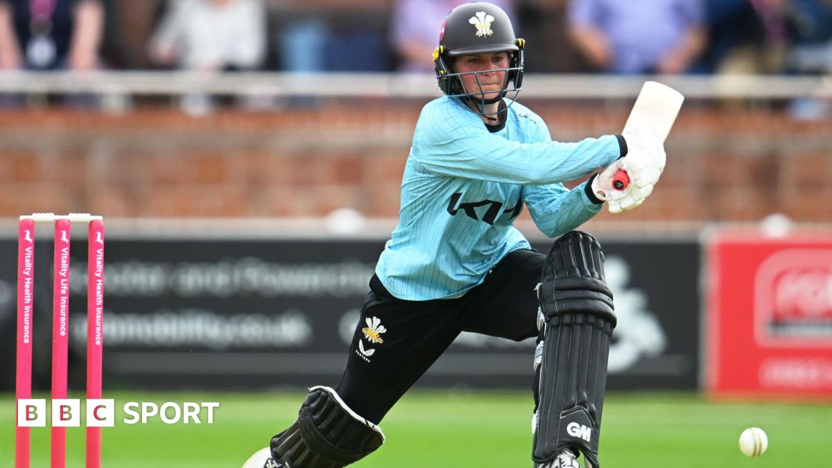 Paige Scholfield in action for Surrey