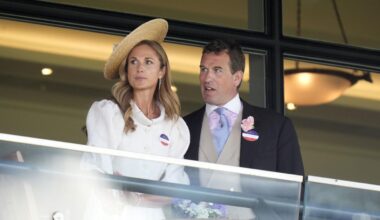 King and Queen welcome Peter Phillips’ girlfriend to Royal Ascot