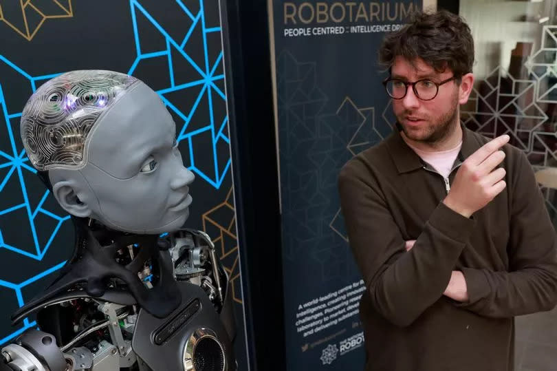 Ameca answered our questions on Edinburgh and the future of robots.
