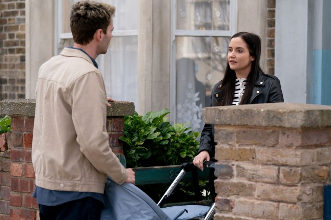 Peter and Lauren argue on EastEnders
